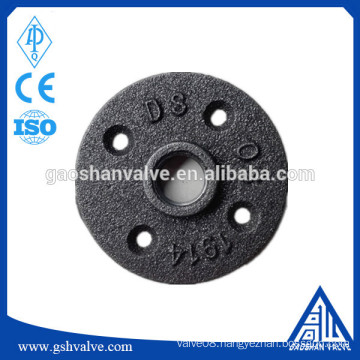 1/2 inch black cast iron pipe fittings floor flange